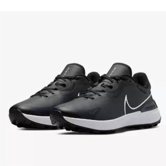 NEW NIKE men's infinity pro two shoes in black white